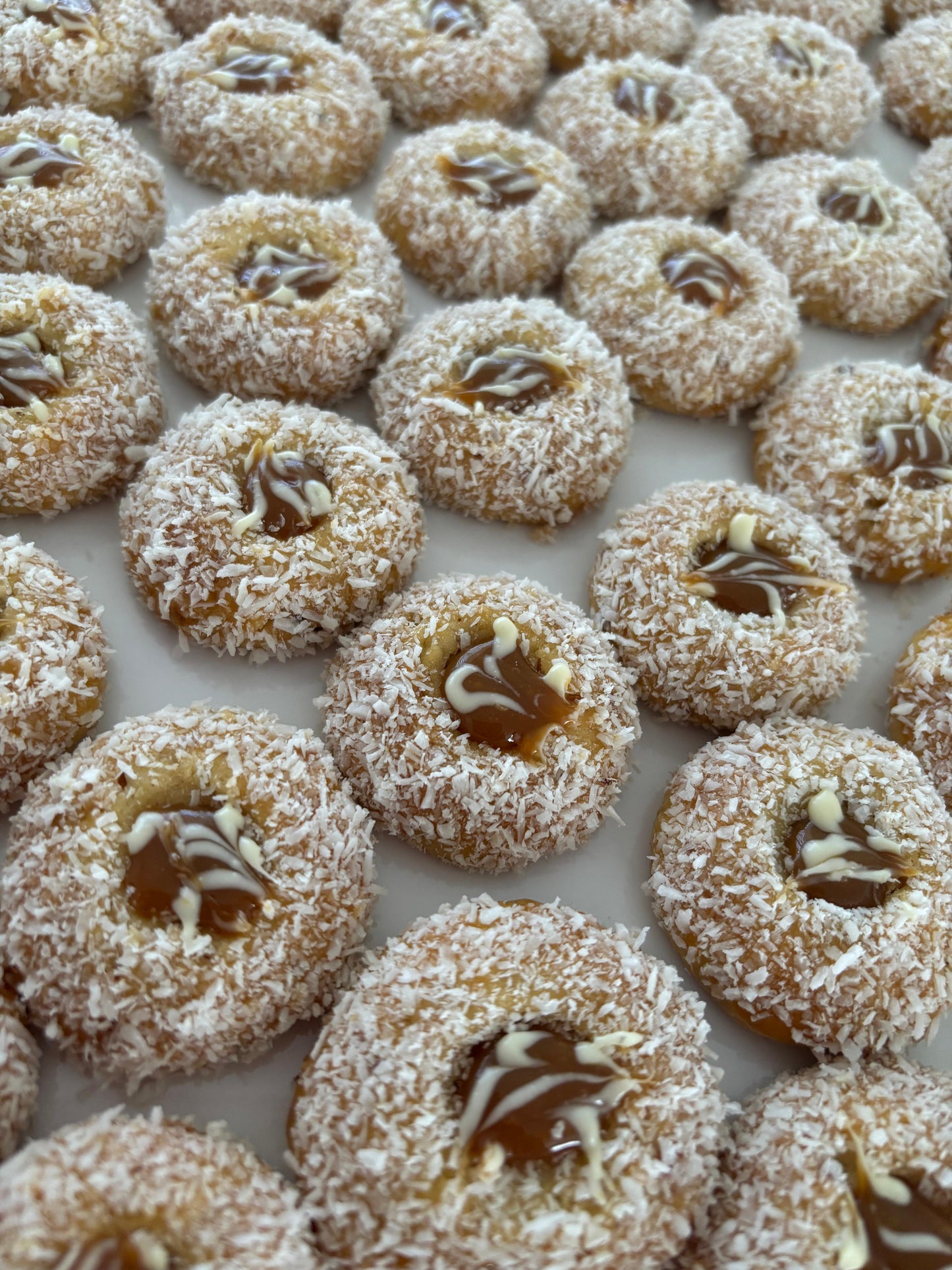 Amandel kokos caramel koekjes 30 stuks