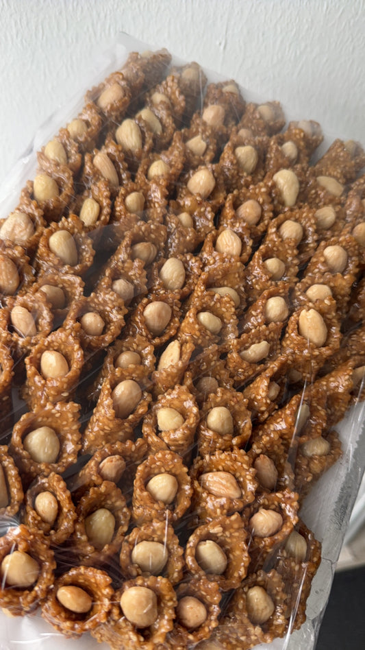 Belghets met amandelen en sesamzaad 1kg