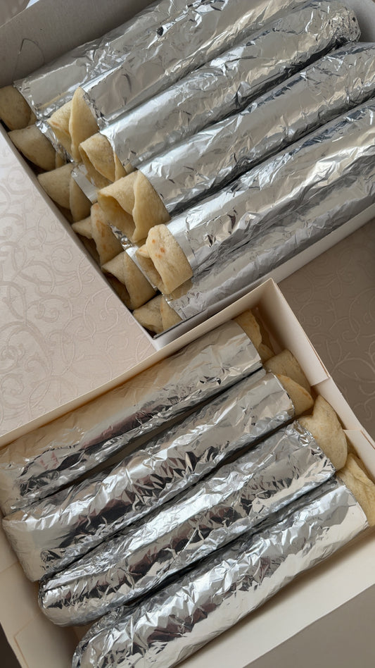 Gevulde homemade wraps 5 stuks