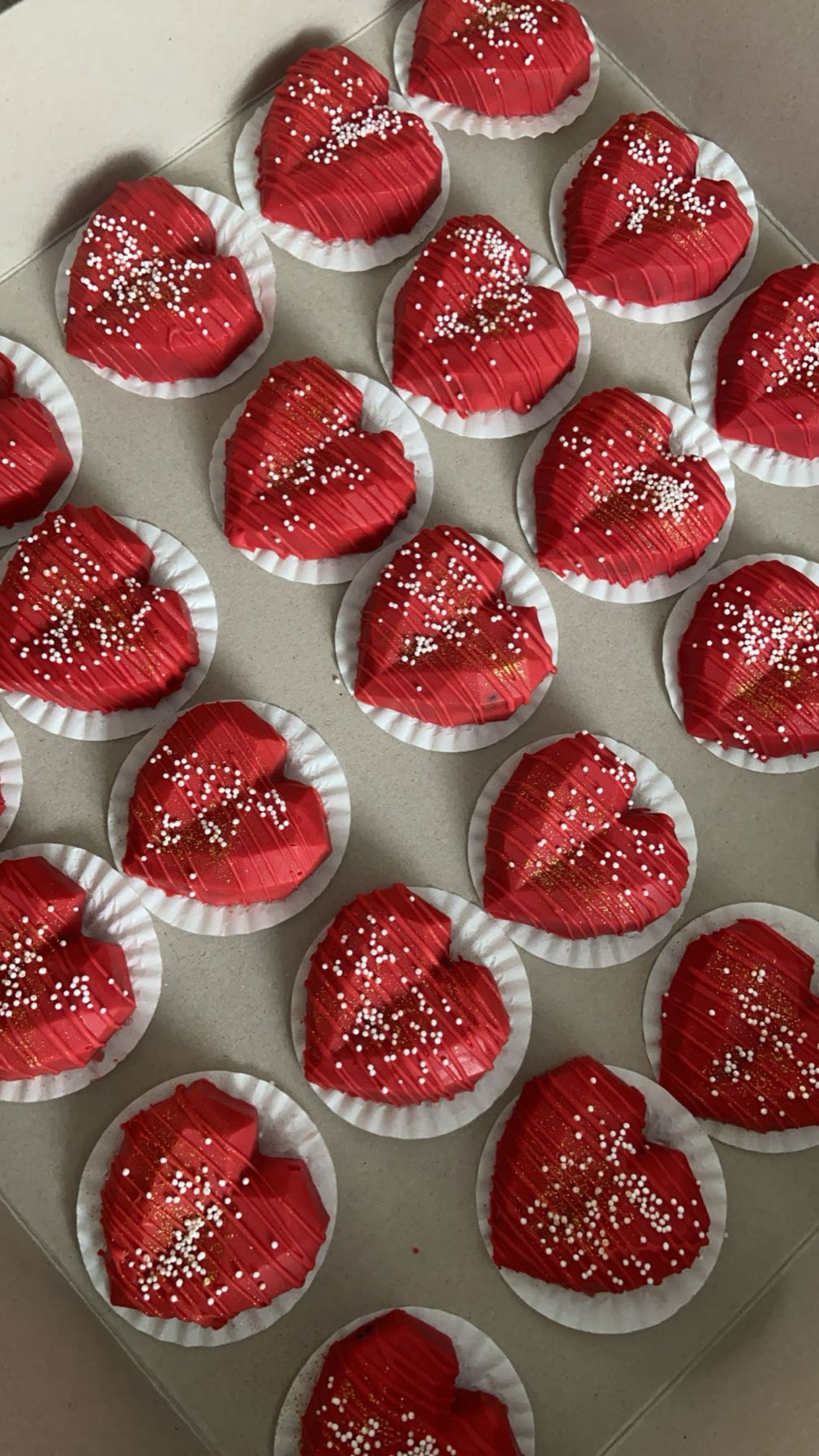 Gevulde hartjes 4 stuks