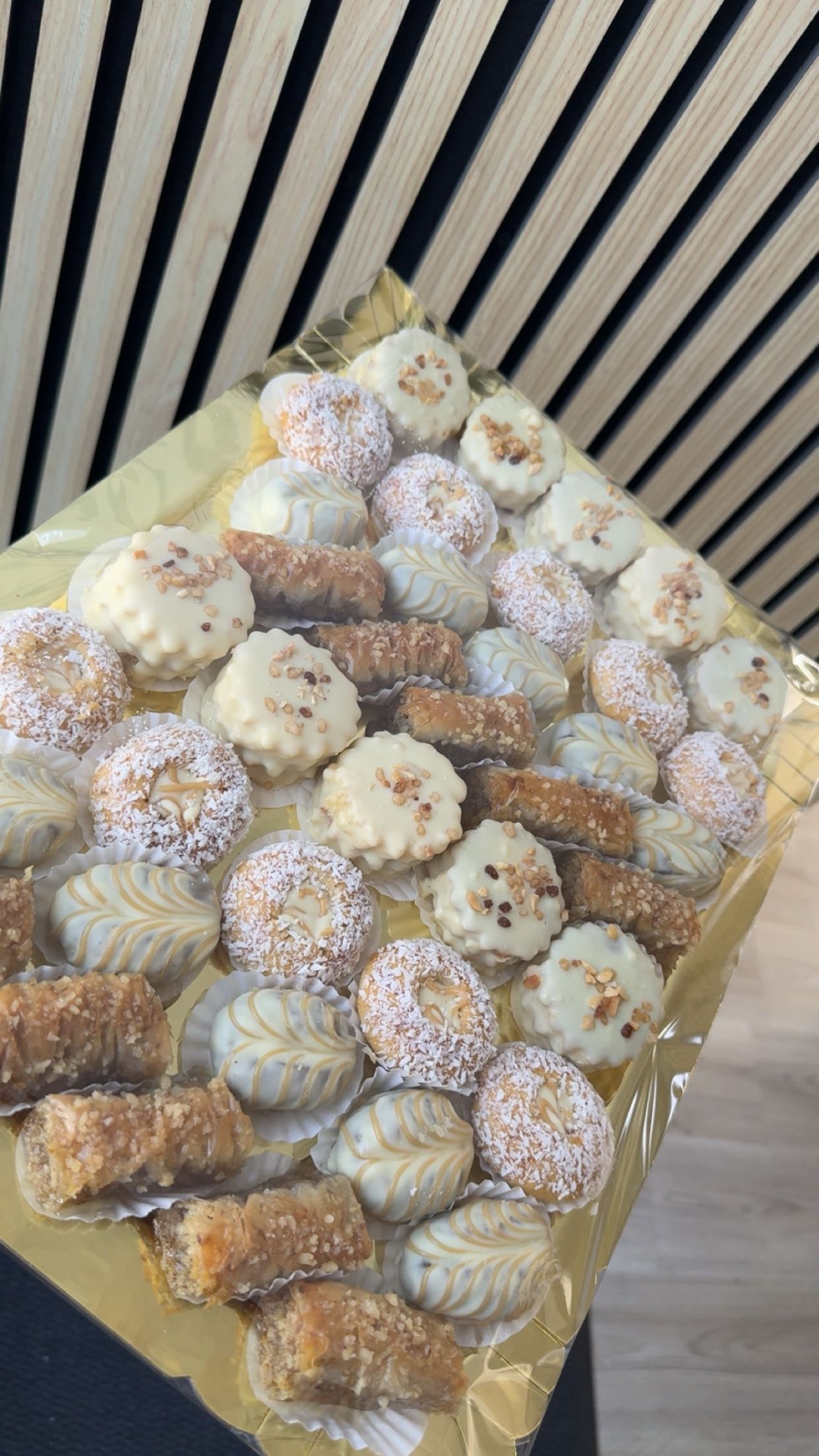 Marokkaanse koekjes plateau