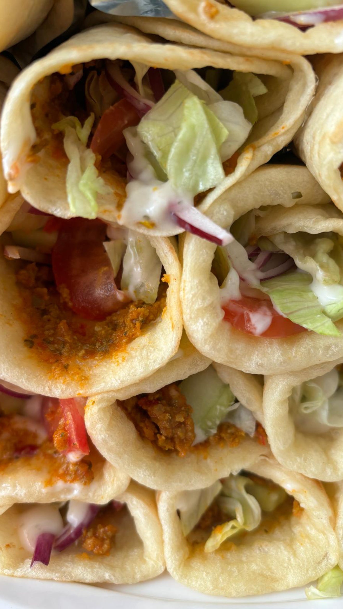 Gevulde homemade wraps 5 stuks