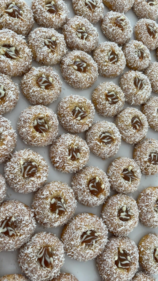 Amandel kokos caramel koekjes 30 stuks