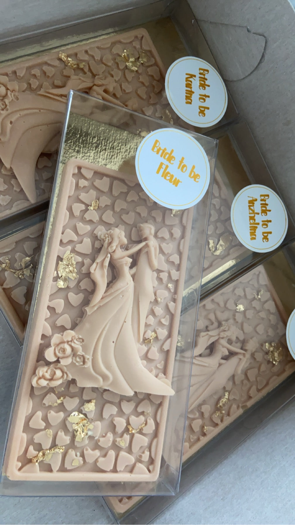 Bride to be chocoladereep + sticker