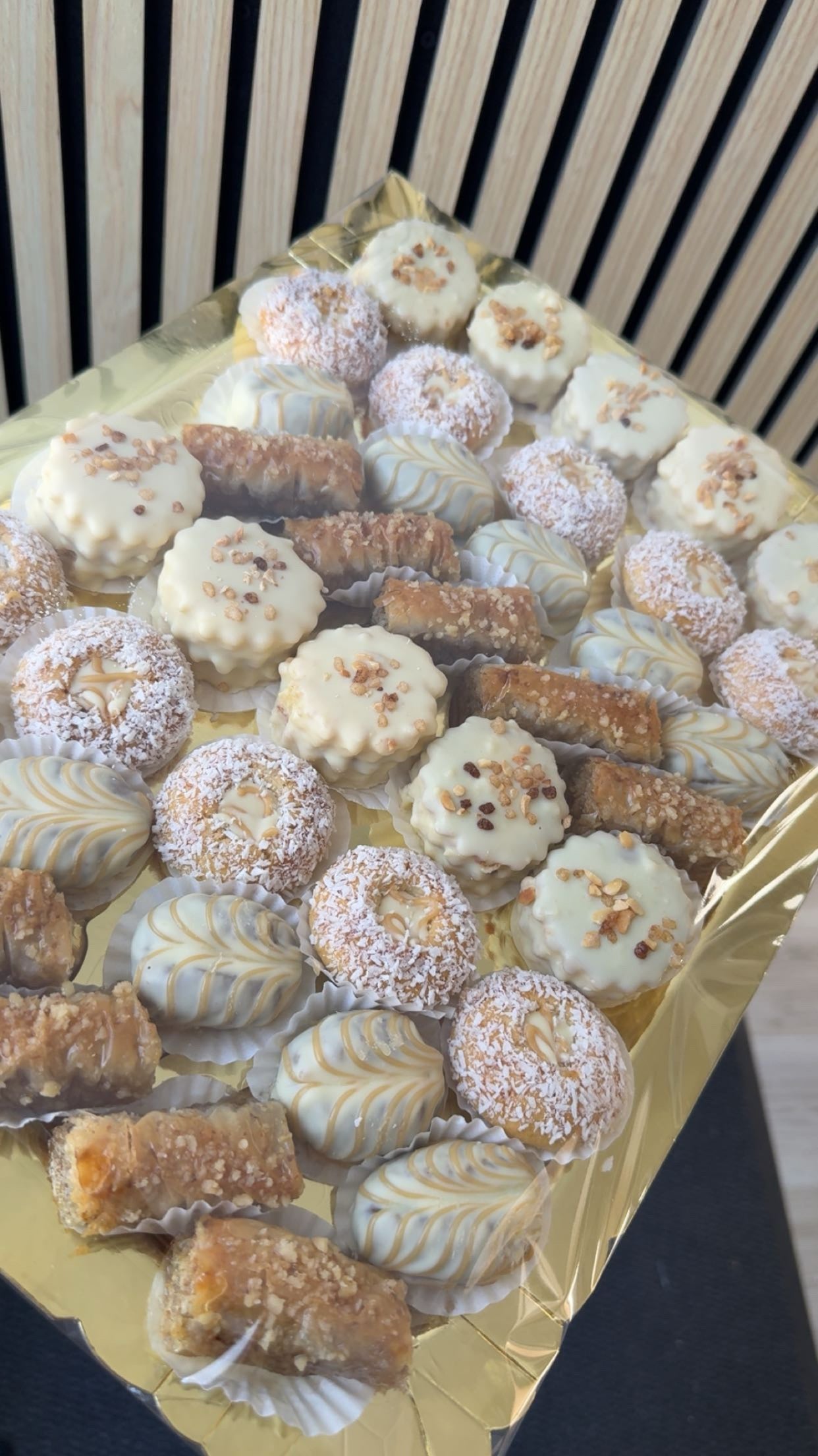 Marokkaanse koekjes plateau