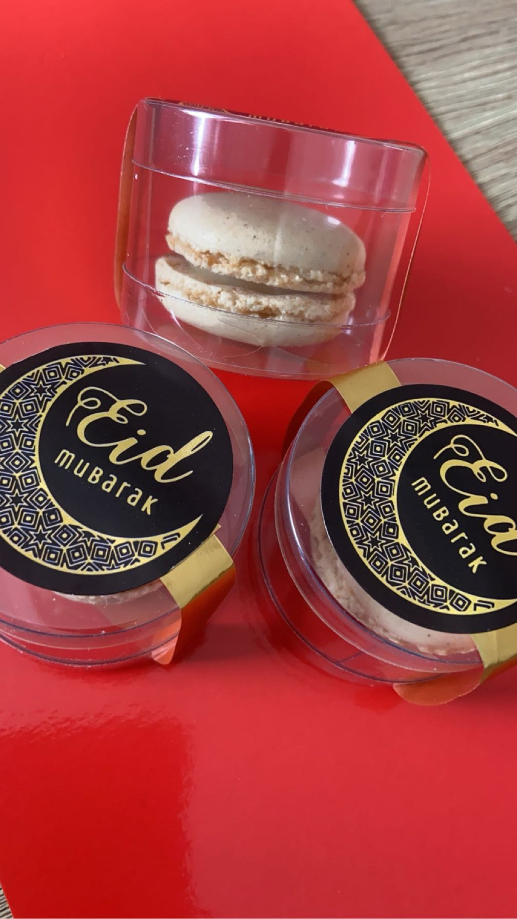 Eid mubarak macaron bedankjes