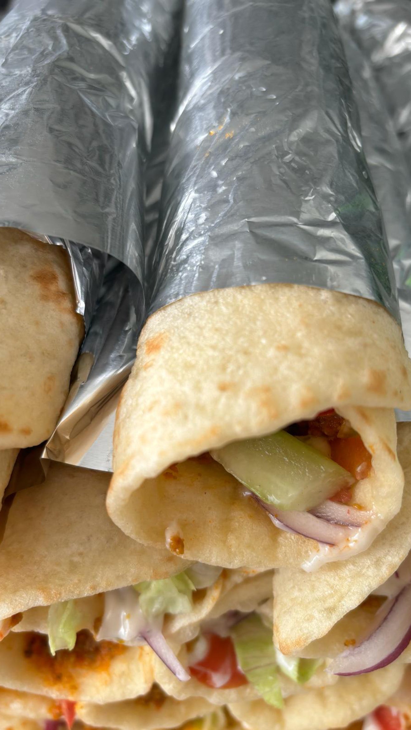 Gevulde homemade wraps 5 stuks