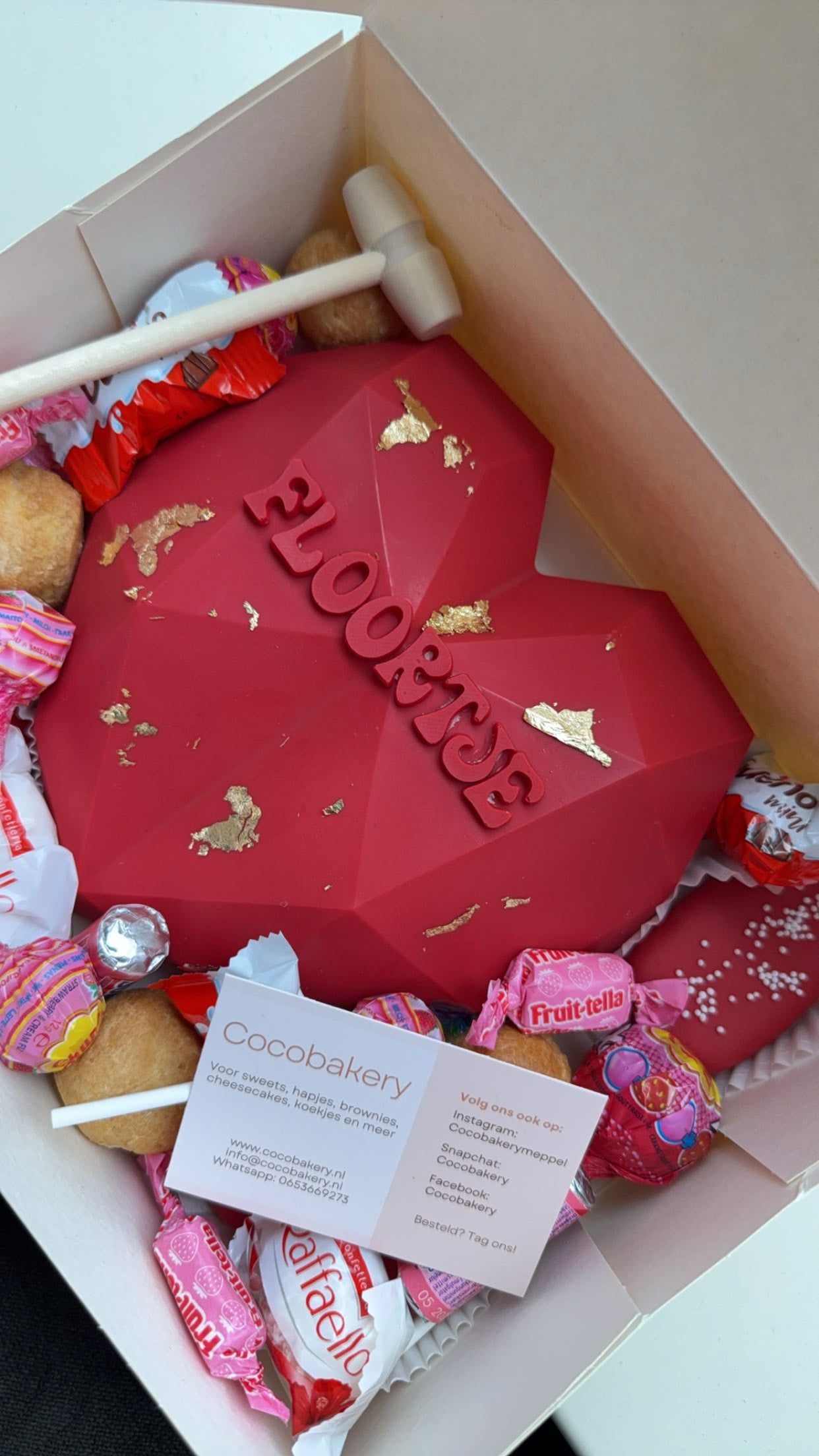 Breakable heart met naam